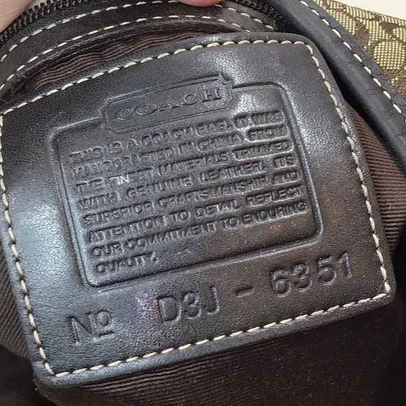 Coach Y2K brown mini soho hobo satchel 6351 - Picture 9 of 9